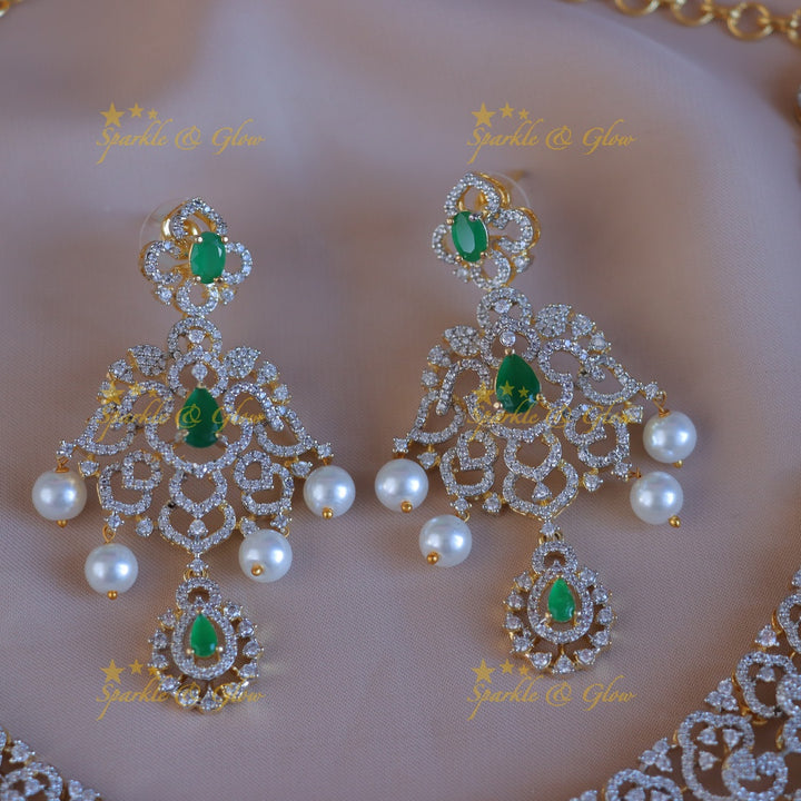 Elegant Gold Polish Necklace Set for Festive Occasions