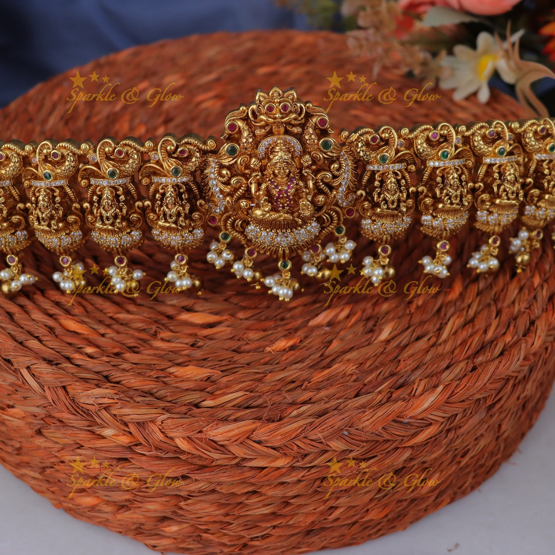 Exquisite Gold Pearl Hipbelt for Grand Occasions