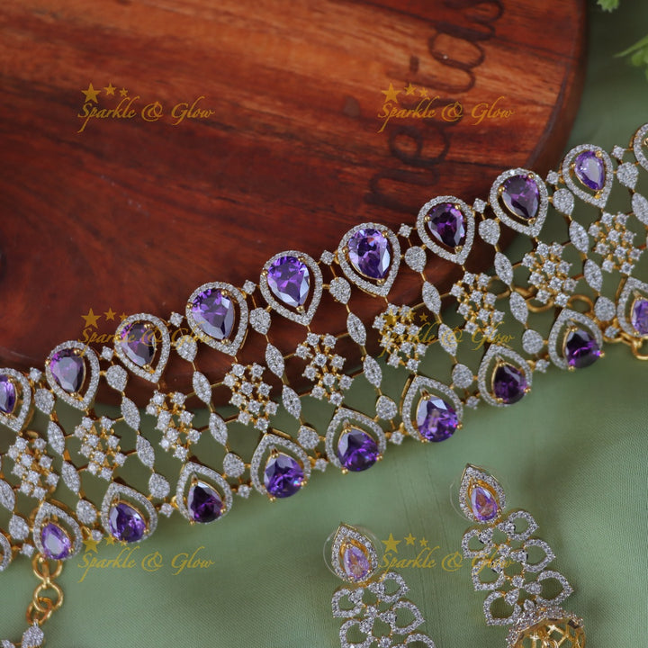 Exquisite Green Bridal Necklace Set for Weddings