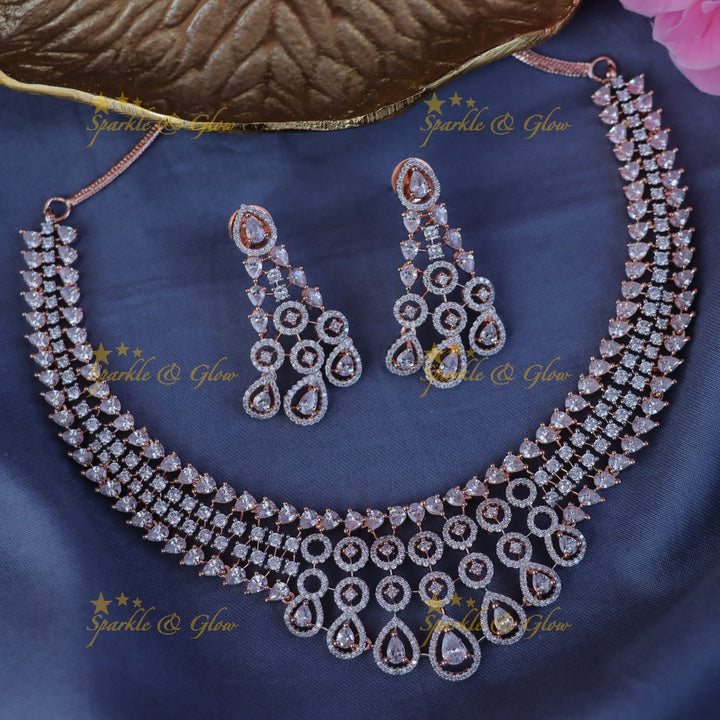 Exquisite Gold-Plated Stone Necklace Set for Festivals
