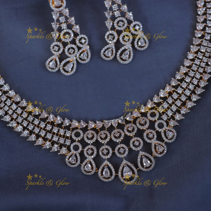 Exquisite Gold-Plated Stone Necklace Set for Festivals