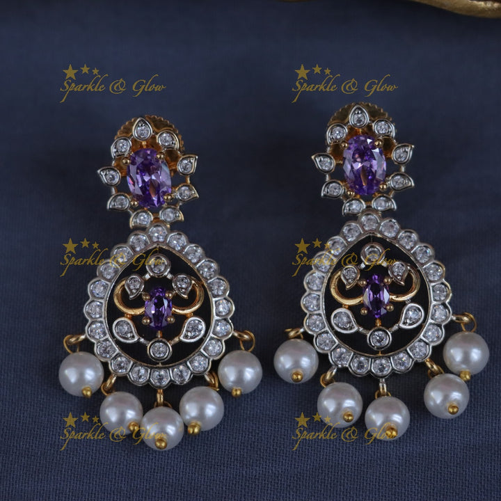 Elegant Bridal Pearl & Ruby Necklace Set Online