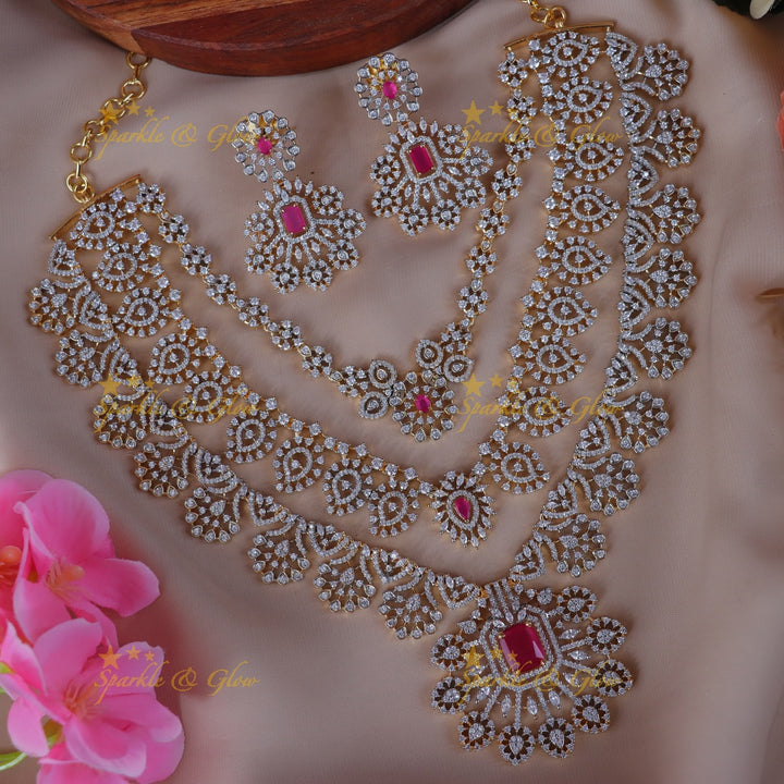 Exquisite Floral Necklace Set for Special Occasions
