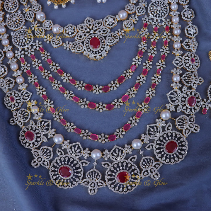 Exclusive Gold Polish Bridal Jewelry Set - Timeless Elegance