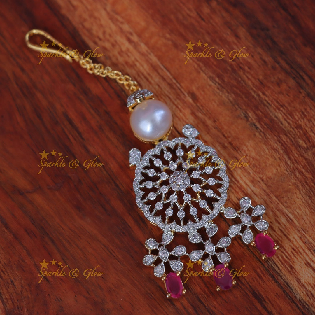 Exclusive Gold Polish Bridal Jewelry Set - Timeless Elegance