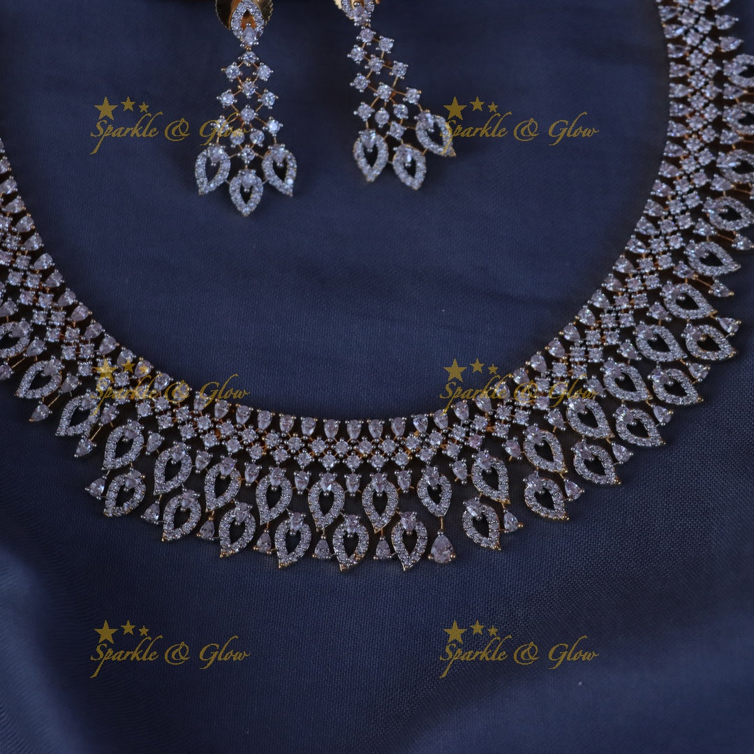 Exquisite Mango Design Necklace for Weddings