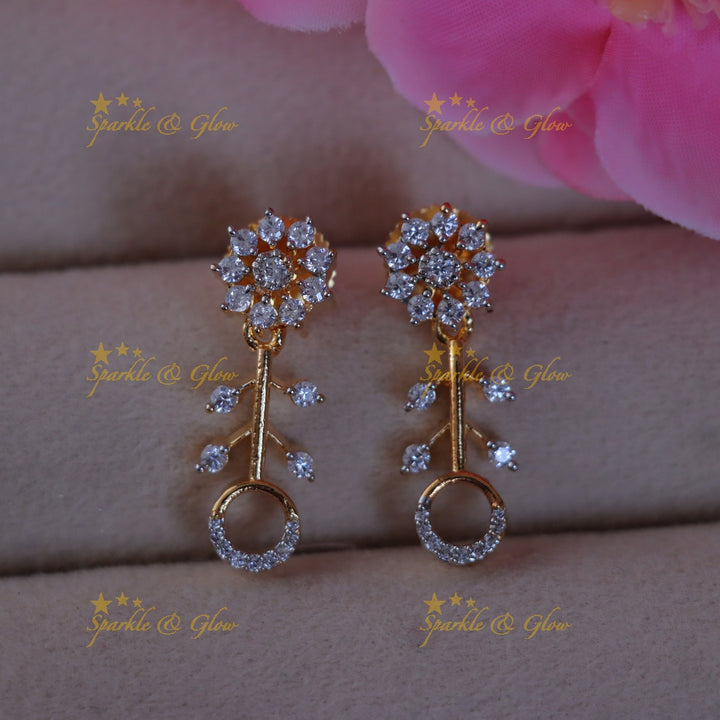 Exquisite Gold Floral Wedding Necklace Set for Brides