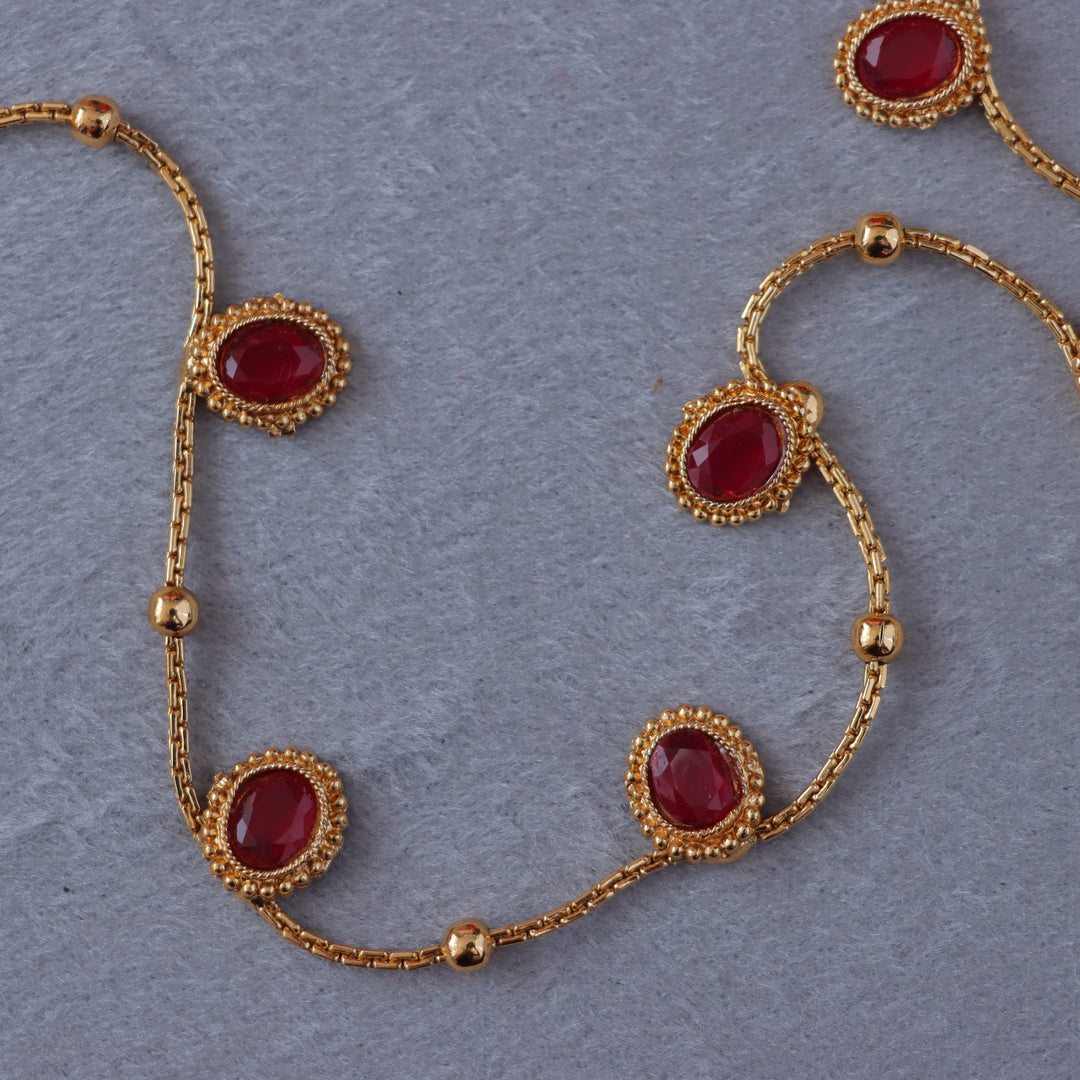 Elegant Gold Beaded Hipchain for Weddings & Festivals