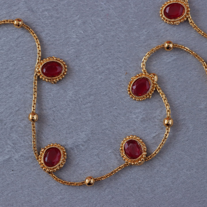 Elegant Gold Beaded Hipchain for Weddings & Festivals