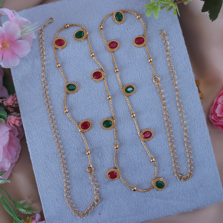 Elegant Gold Beaded Hipchain for Weddings & Festivals