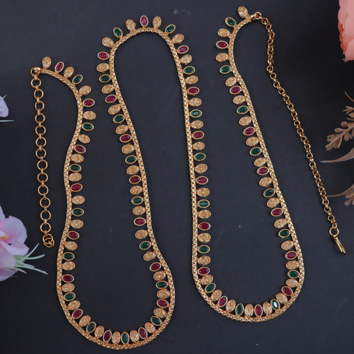 Exquisite Gold Floral Hipchain for Wedding Elegance