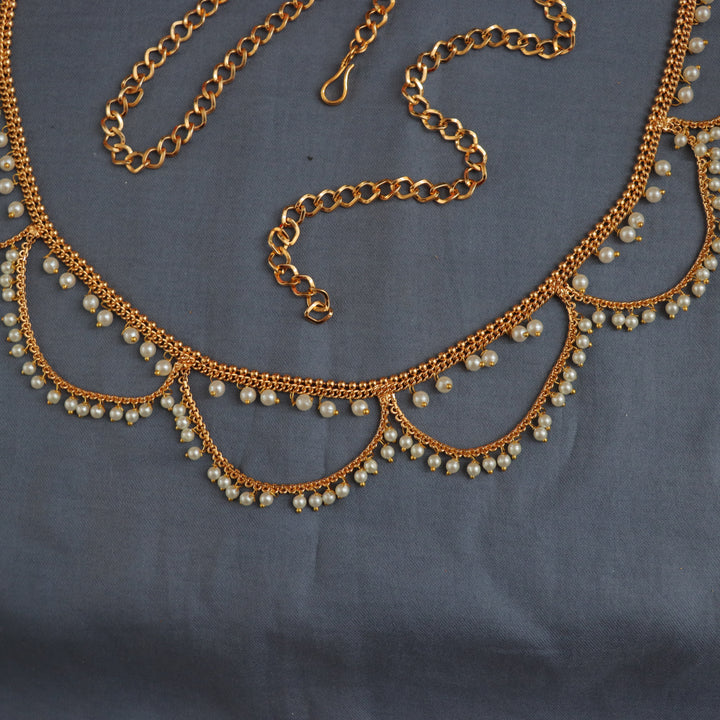 Exquisite Gold Pearl Hipchain for Weddings & Celebrations