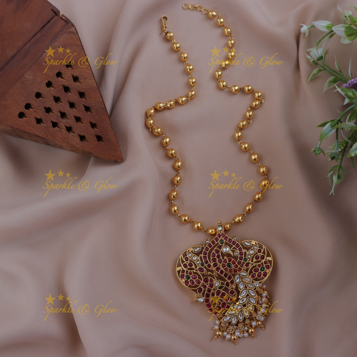 Exquisite Gold Peacock Festival Necklace Collection