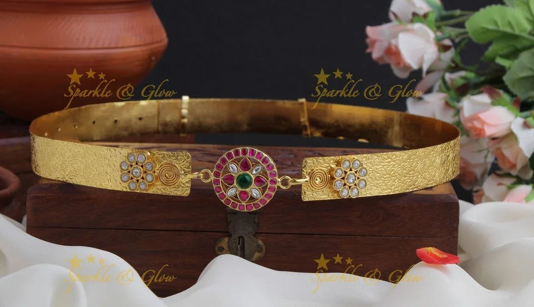 Jadau Floral Hipbelt - KIDS HIPBELT - Sparkle and Glow
