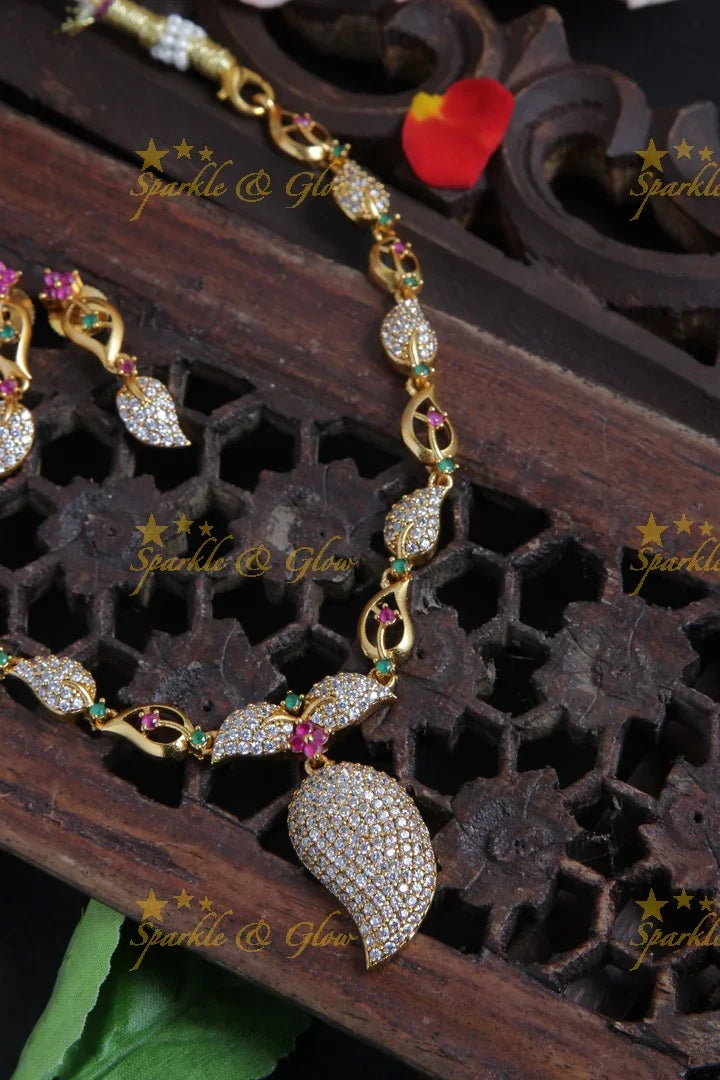 AD Mango necklace - Sparkle and Glow