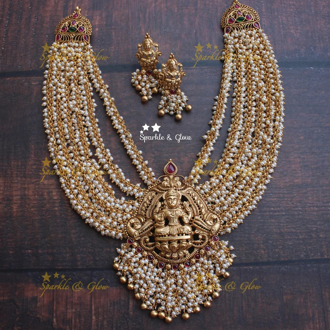 Gold alike polished nagas pearl haram - Sparkle and Glow