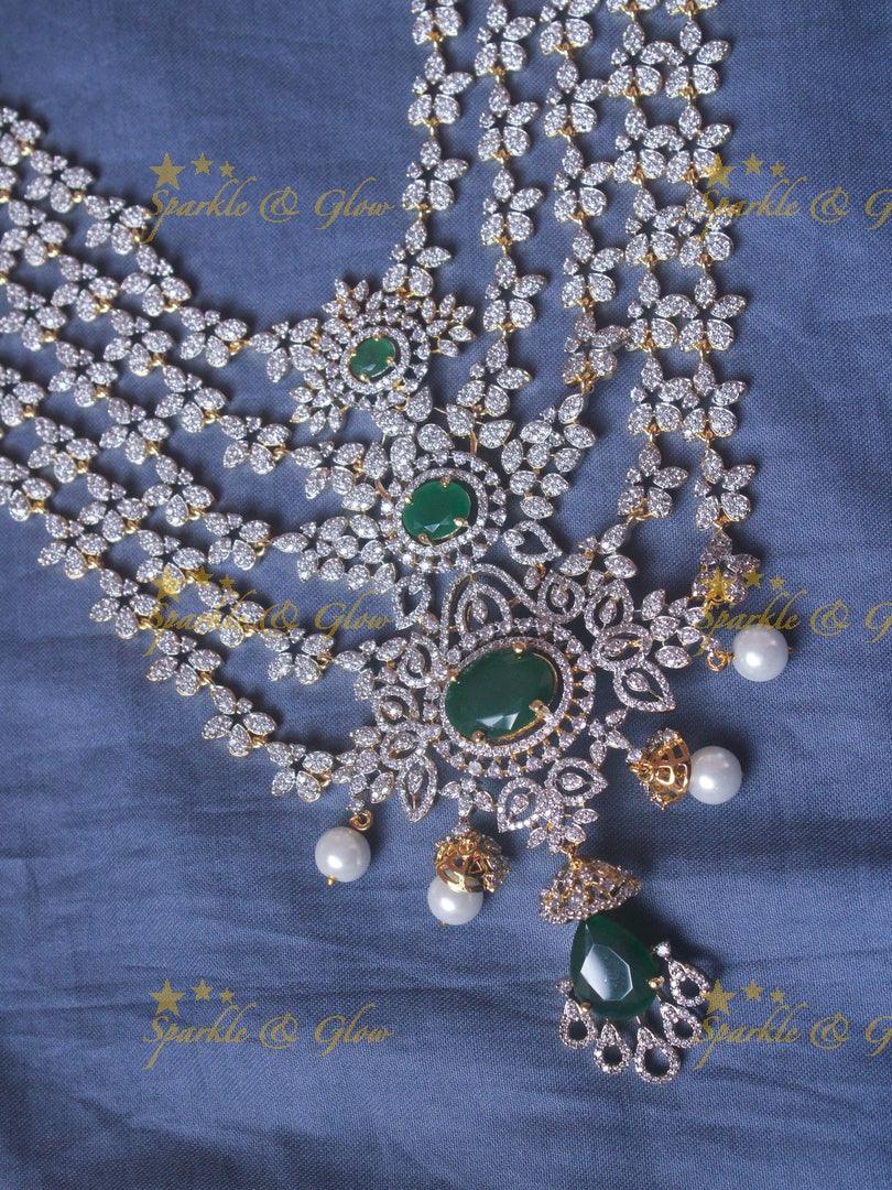 Stunning layered ad emerald haram - Sparkle and Glow