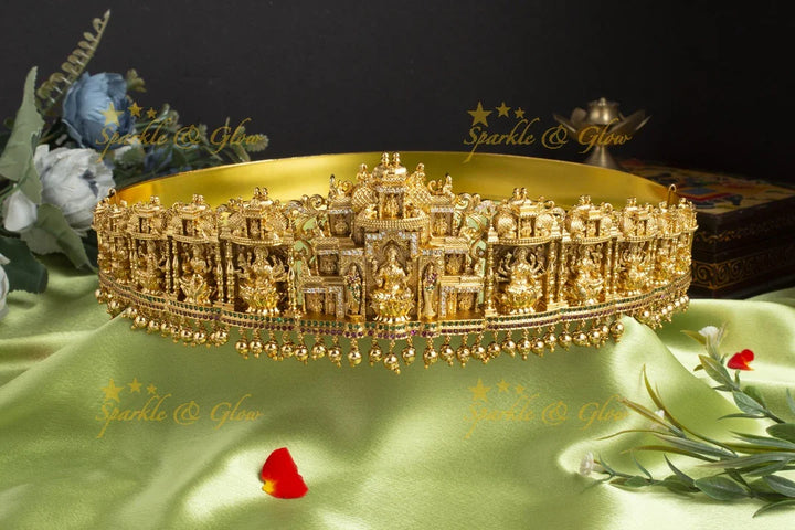 Beautiful Lakshmi Gold alike Hipbelt - Sparkle and Glow