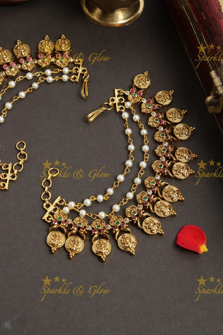 Gold alike coin earchain - Sparkle and Glow