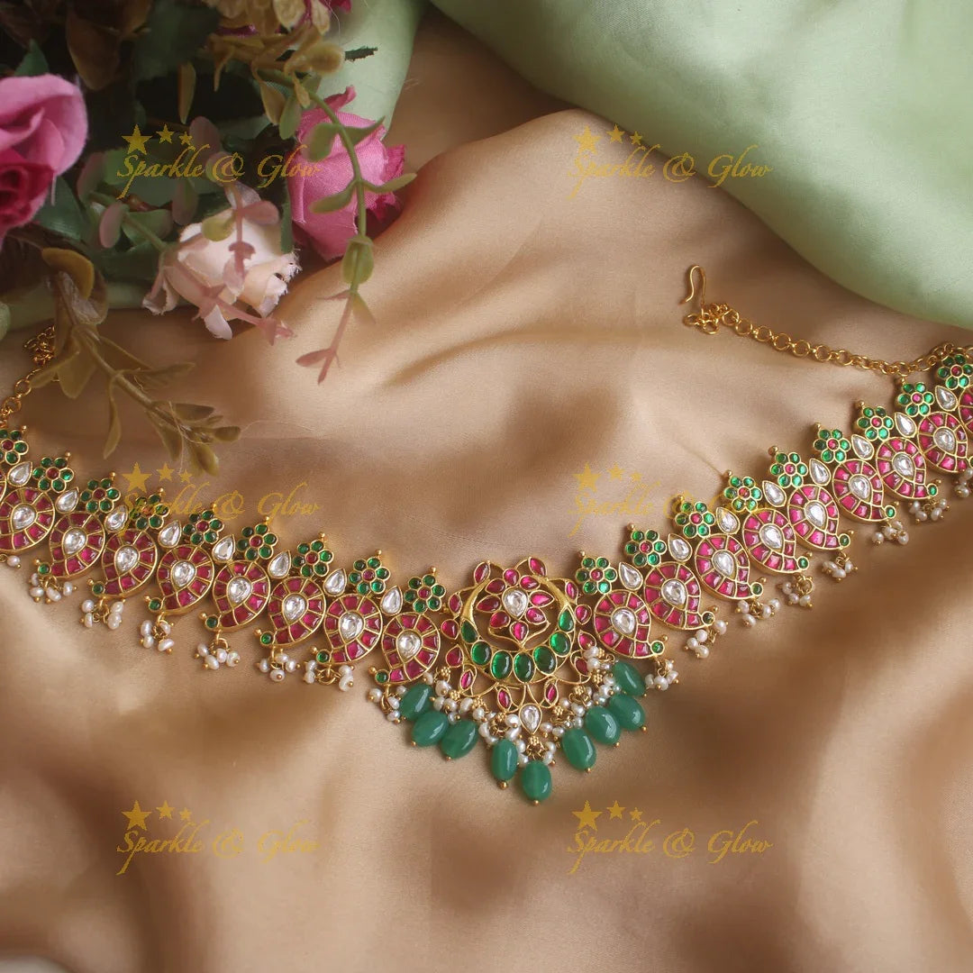 Beautiful Jadau mango kids hipchain - Sparkle and Glow