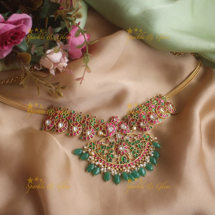 Beautiful Jadau mango kids hipchain - Sparkle and Glow