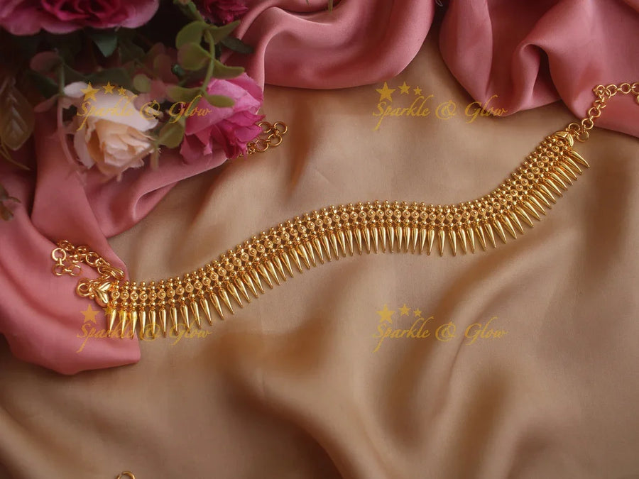 Statement Micro gold plated spike Kids hipchain - Sparkle and Glow