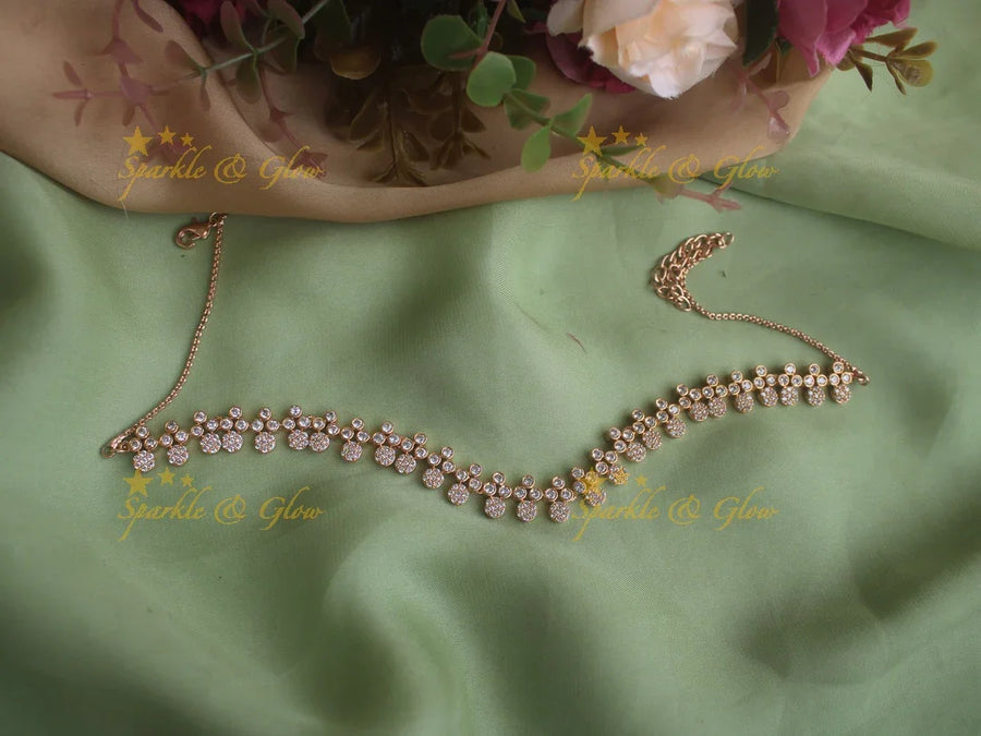 Gorgeous rose gold ad kids hipchain - Sparkle and Glow