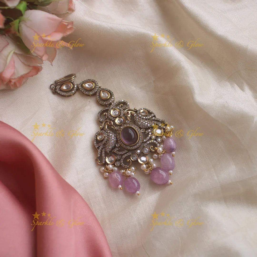 Peacock Victorain tikka - Mint Green1 - Sparkle and Glow