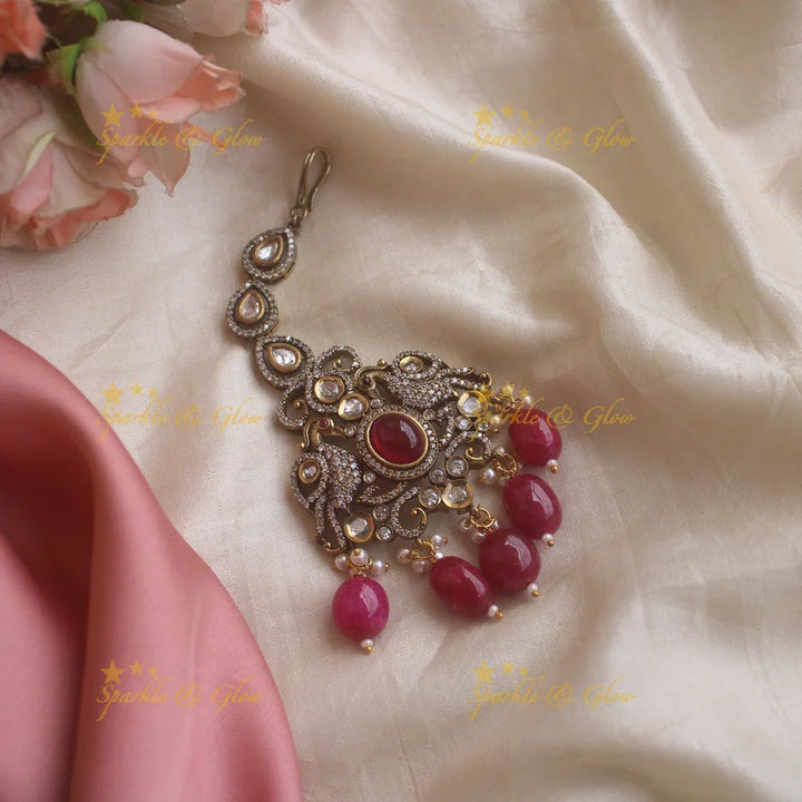 Peacock Victorain tikka - Mint Green1 - Sparkle and Glow