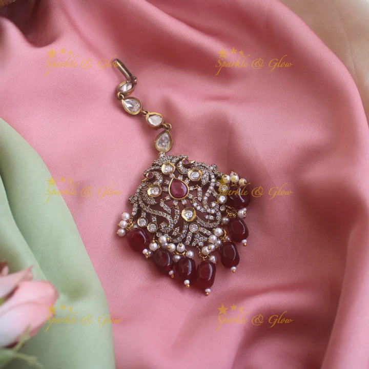 Peacock Victorain tikka - Green - Sparkle and Glow