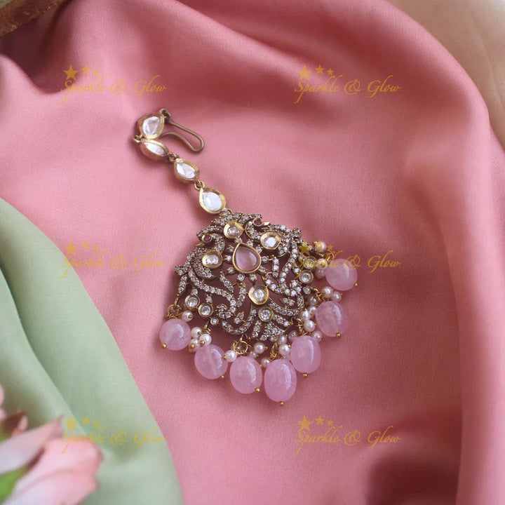 Peacock Victorain tikka - Green - Sparkle and Glow