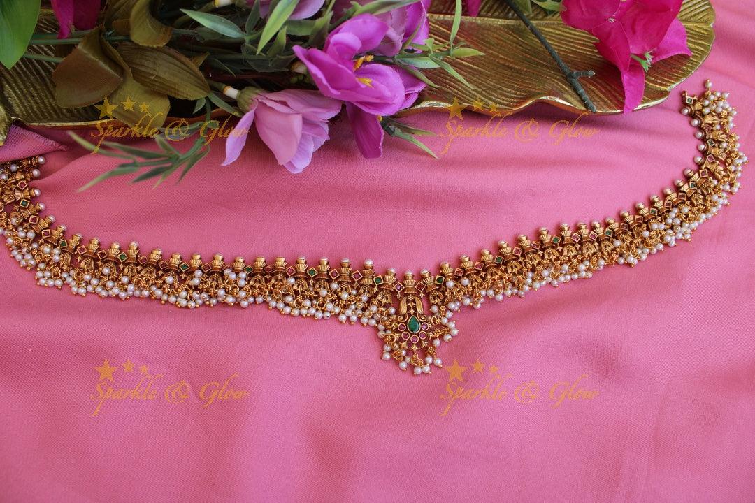 Premium Matte guttapusalu hipchain - Sparkle and Glow