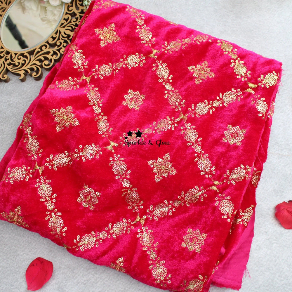 Elegant banarasi tissue silk saree with contrast grand blouse piece - Sparkle and Glow