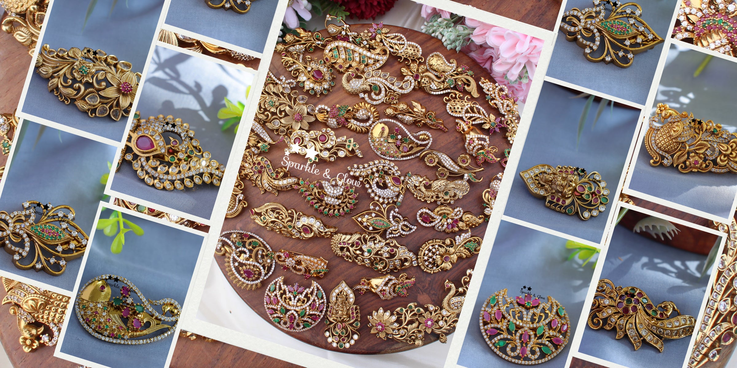 Saree Pins - Sparkle and Glow