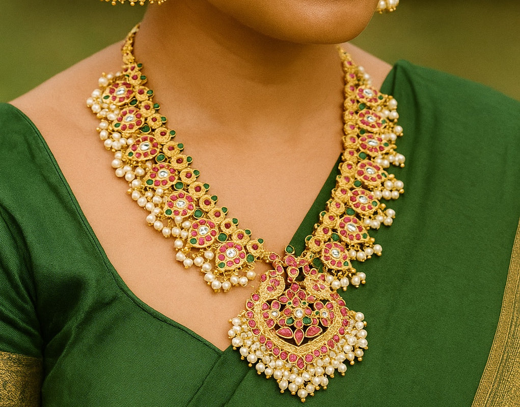 Exquisite Jadau Harams – Royal Elegance for Grand Occasions