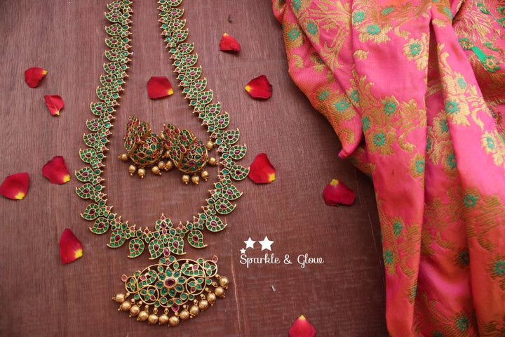 Gold alike polished green kemp stones mango Haram