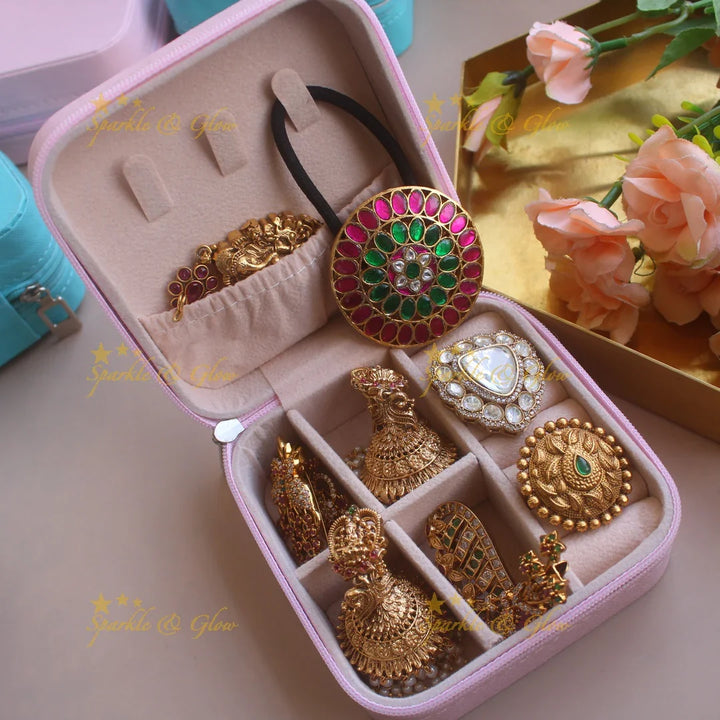 Stunning box type multiple section jewellry organizer - Sparkle and Glow