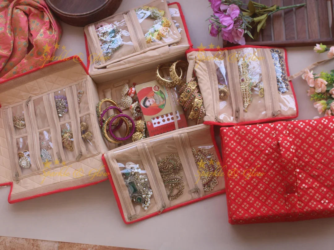 Beautiful multiple section jewellry organizer - Sparkle and Glow