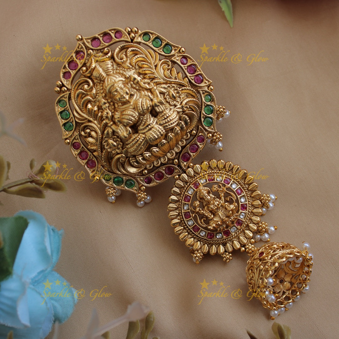 Beautiful Gold Alike lakshmi Hair Pin