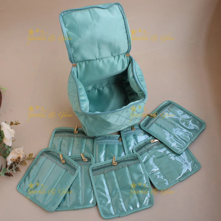 Jewellry organizer with multiple pouches - Sparkle and Glow