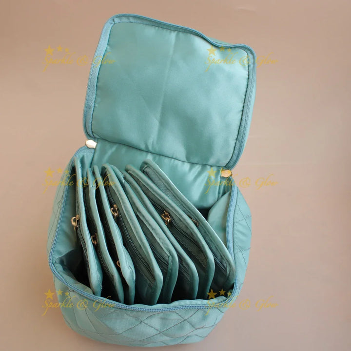 Jewellry organizer with multiple pouches - Sparkle and Glow