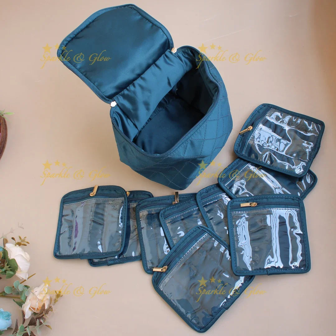 Jewellry organizer with multiple pouches - Sparkle and Glow
