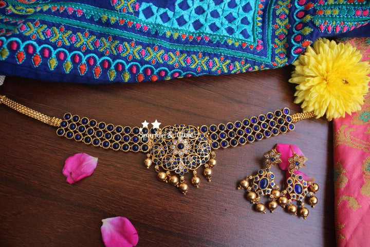 kemp stones non idol high neck choker - Kemp - Sparkle and Glow