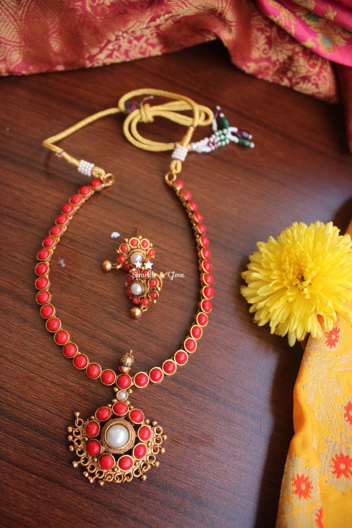 Kemp stones adigai - Coral - Sparkle and Glow