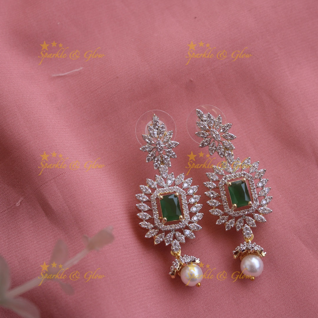 Beautiful American diamond layered haram