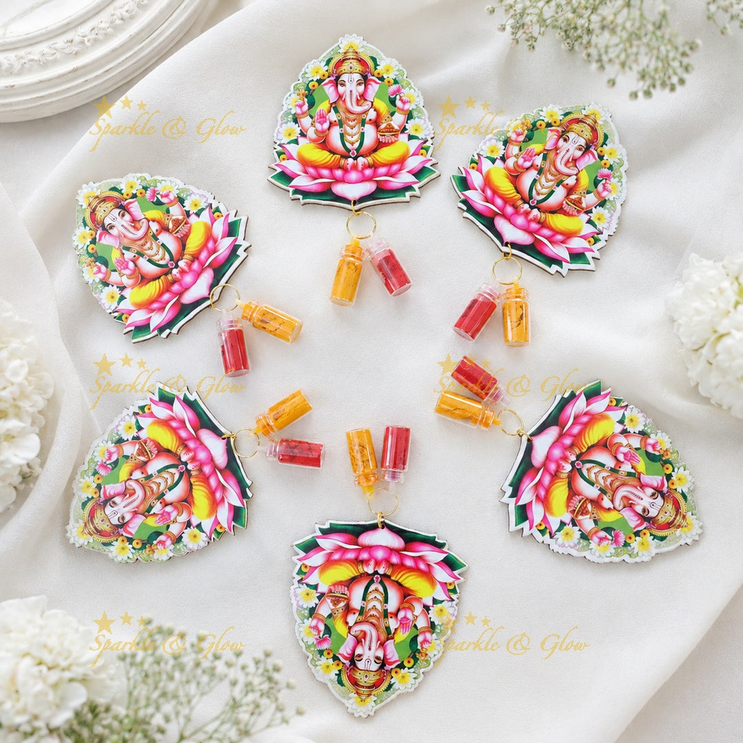 Ganesh Kumkum Holders for Festive Celebrations