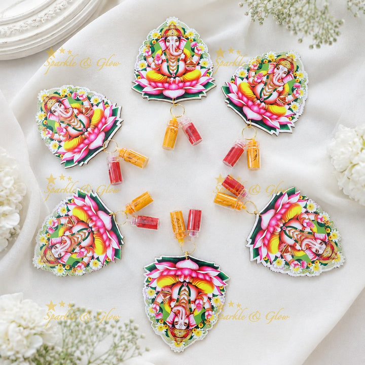 Ganesh Kumkum Holders for Festive Celebrations