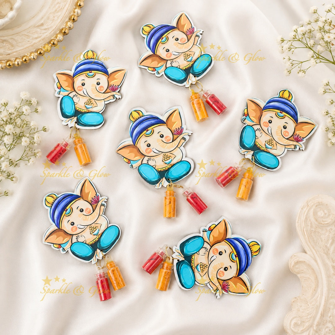 Divine Ganesh Kumkum Holders for Festive Return Gifts