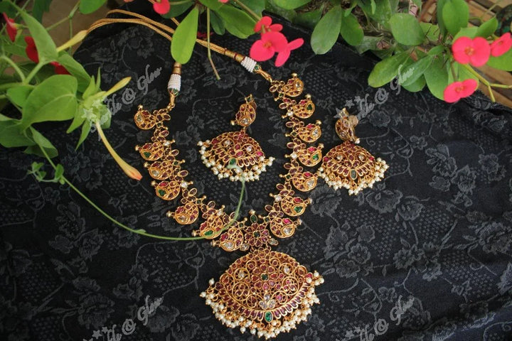 Real Kemp stones mango necklace - Kemp - Sparkle and Glow