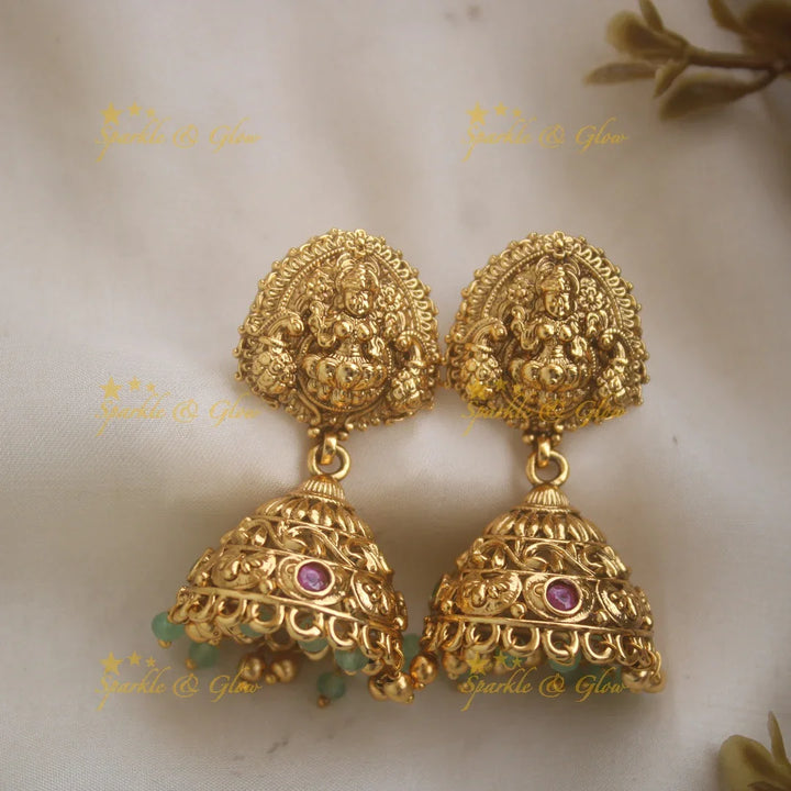 Stunning Dancing Peacock Floral Multi layered gold hairpin-Ruby-gold - Sparkle and Glow